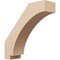 Ekena Millwork 5-inch W x 18-inch D x 18-inch H Imperial Rough Cedar Woodgrain TimberThane Knee Brace, Primed BRCUR05X18X18IMPRCPR - alternate 1